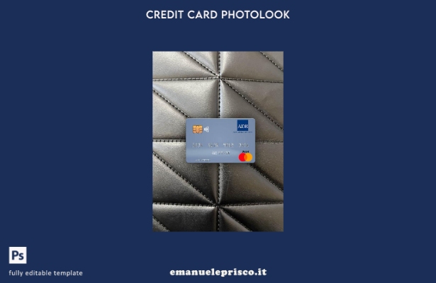 modello frontale photolook mastercard ADB Bank stile verificato delle Isole Salo